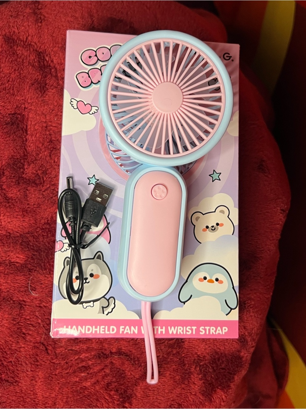 Rechargeable Handheld Fan - Picture 2 of 4